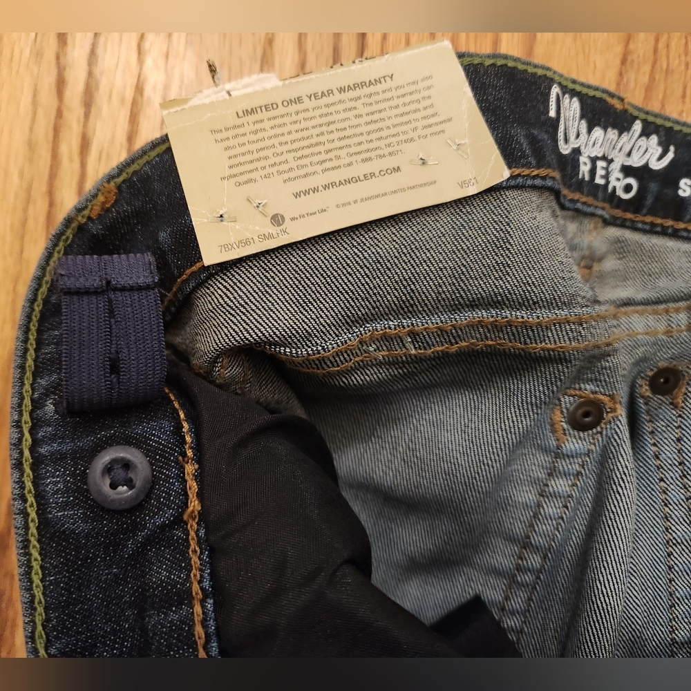 11 Boys Reg Wrangler Retro Slim Straight Jeans *New w/tags - Picture 5 of 7
